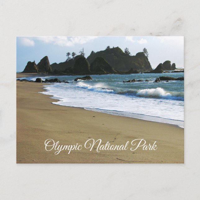 Carte Postale Rialto Beach, Parc National Olympique, Washington (Devant)