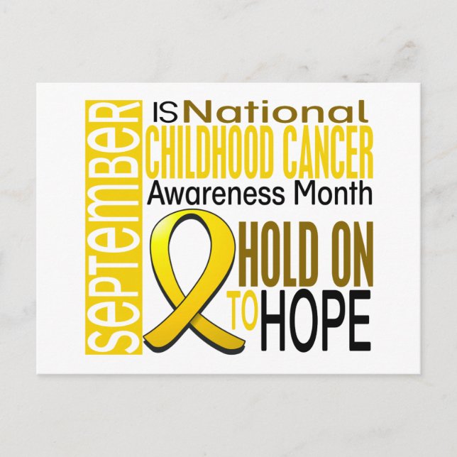 Carte Postale Ribbon I2 du mois de sensibilisation au cancer che (Devant)