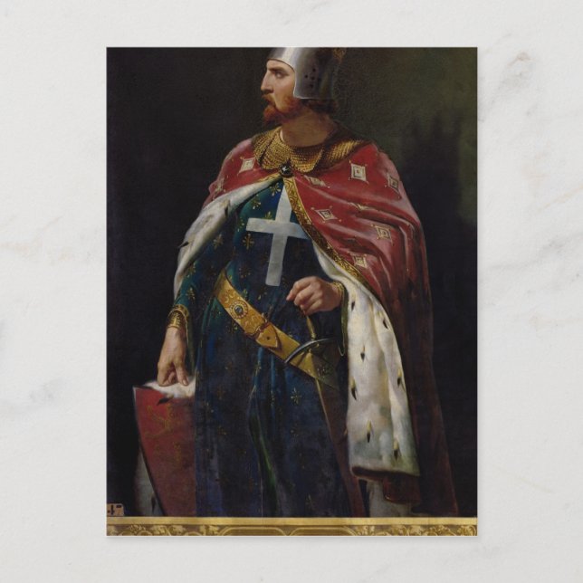 Carte Postale Richard I le Cœur de Lion Roi d'Angleterre, 1841 (Devant)