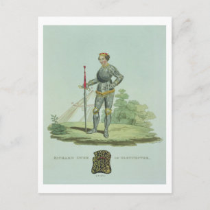 Carte Postale Richard III (1452-85) 1470, gravée par W. Maddock
