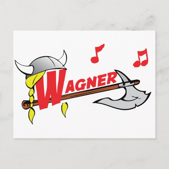 Carte Postale Richard Wagner (Devant)