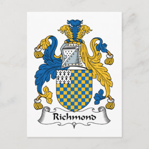 Carte Postale Richmond Family Crest