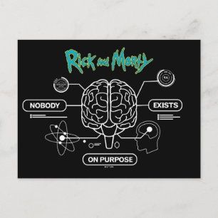 Carte Postale RICK ET MORTY™ Télécharger le cerveau de sauvega