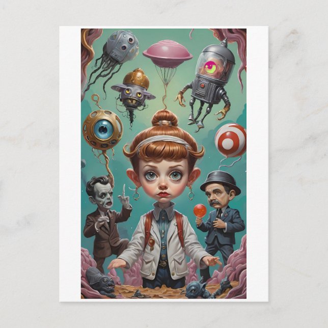 Carte Postale Ricursive Technomancy (Devant)