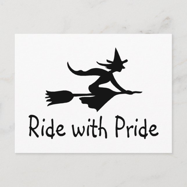 Carte Postale Ride Avec Fierté (Devant)