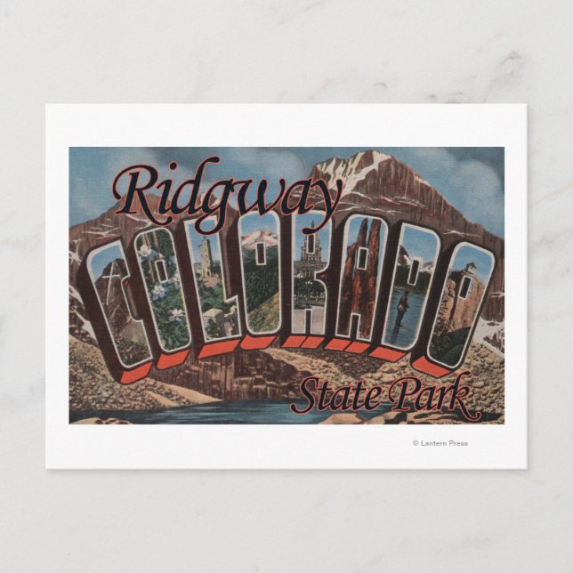Carte Postale Ridgway State Park, Colorado (Devant)