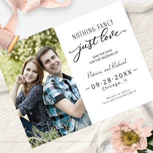 Carte Postale Rien de fantaisiste juste une photo de date de sau