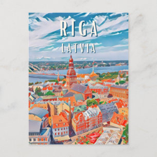 Carte Postale Riga, joyau de la Baltique