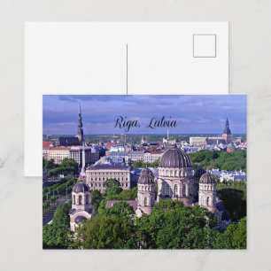 Carte Postale Riga, Lettonie
