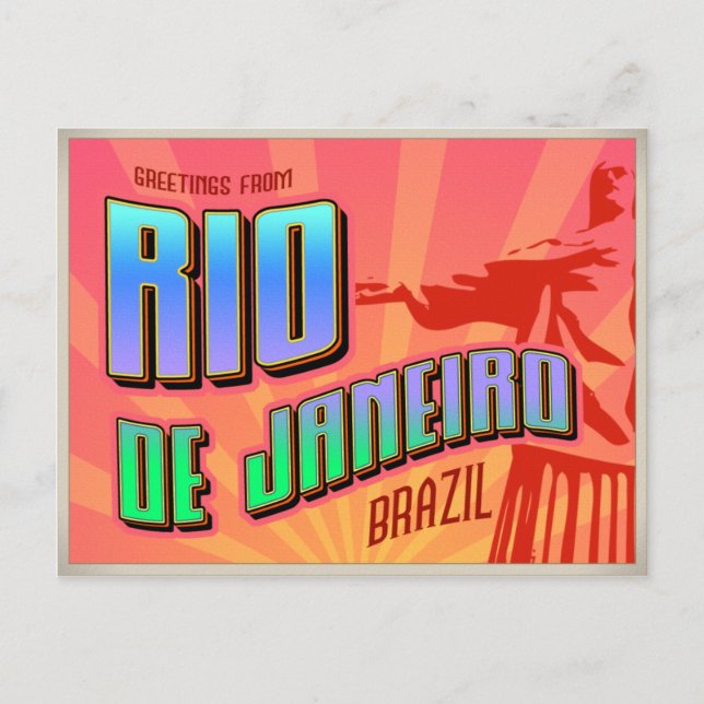 Carte Postale RIO de JANEIRO (Devant)