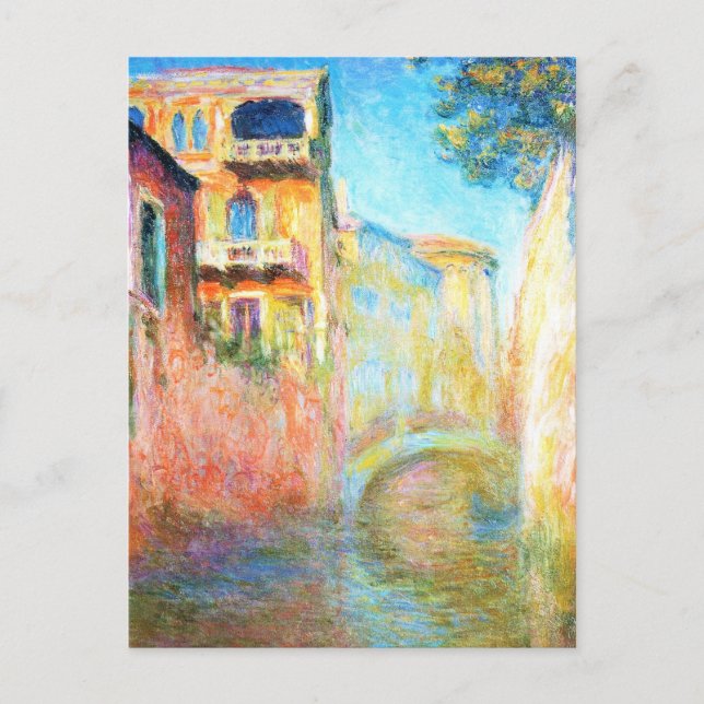 Carte Postale Rio della Salute Claude Monet (Devant)