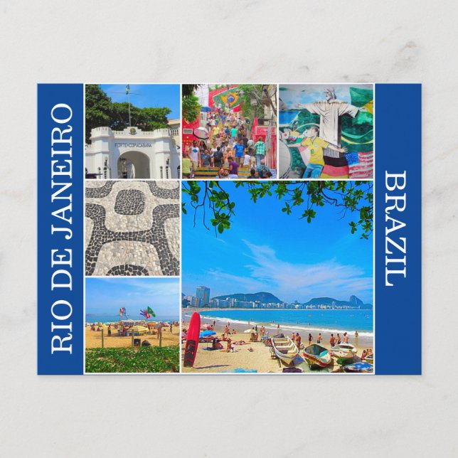 Carte Postale rio scènes (Devant)