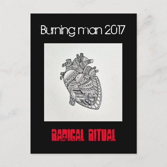 Carte Postale Rituel radical (Devant)