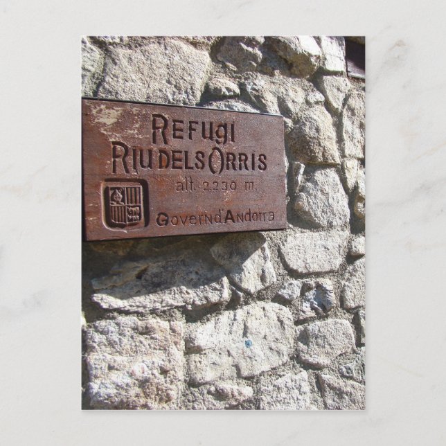 Carte Postale Riu dels Orris (Devant)