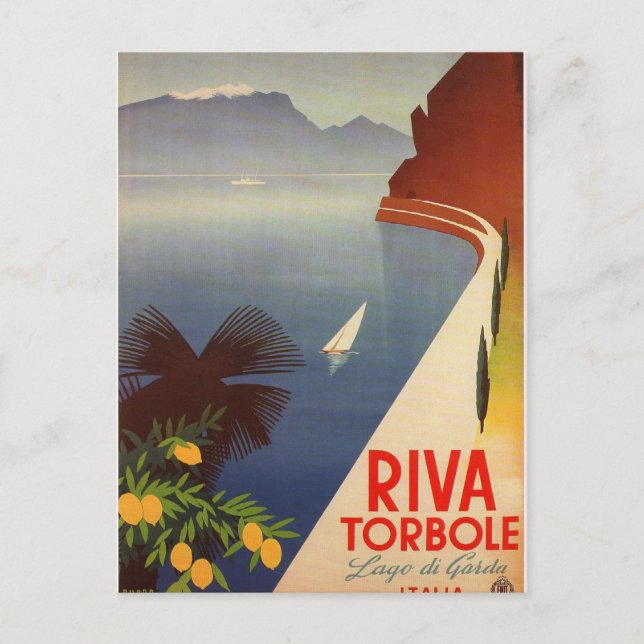 Carte Postale Riva Torbole, Lac de Garde (Devant)