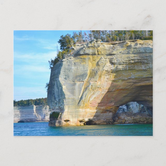 Carte postale/rivage national du lac Supérieur (Devant)