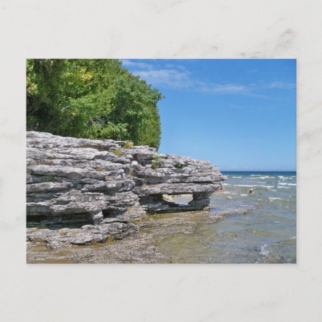 Carte Postale Rive de Cave Point (Devant)