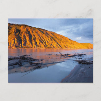 Carte Postale rive de l'argile du fleuve Yukon