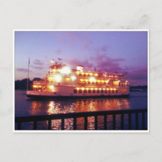 Carte Postale River Boat Savannah Georgia