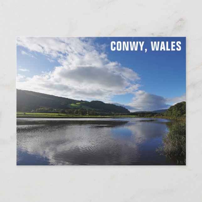 Carte Postale River Conwales Pays de Galles Gallois Photo de voy (Devant)