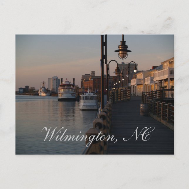 Carte Postale River Walk, Wilmington, NC (Devant)