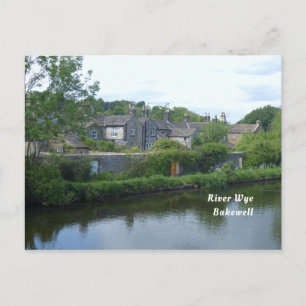 Carte Postale River Wye Bakewell Derbyshire Angleterre Pittoresq
