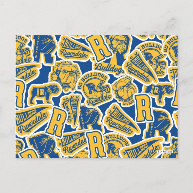 Carte Postale Riverdale Football et Cheval Motif (Devant)
