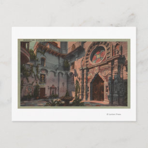 Carte Postale Riverside, CA - Vue de Mission Inn Courtyard
