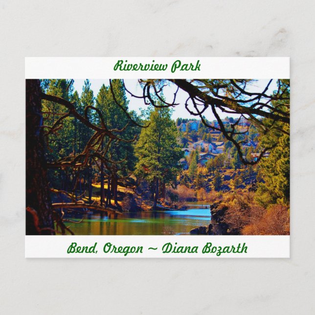 Carte Postale Riverview Park Bend Oregon (Devant)