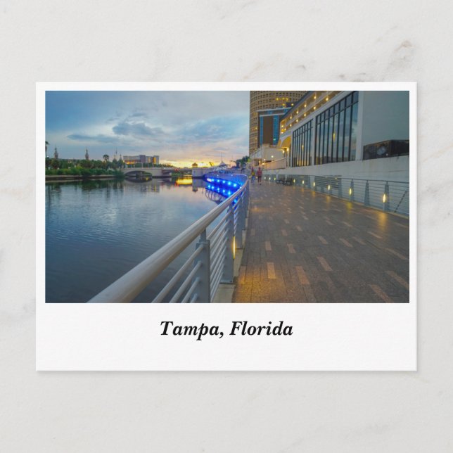 Carte Postale Riverwalk Tampa Floride (Devant)