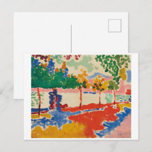 Carte Postale Rives de la rivière   Andre Derain  