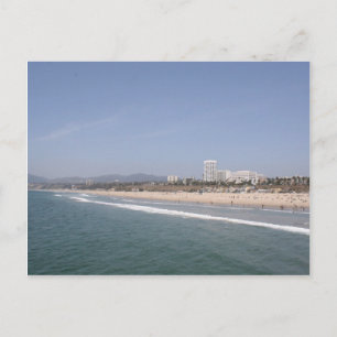 Carte Postale Rives d'or : Père Noël Monica Beach Radiance