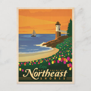 Carte Postale Rives du Nord-Est   États-Unis