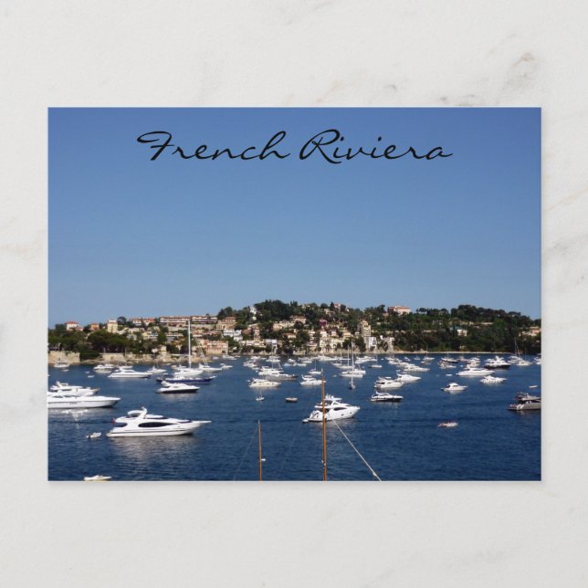 Carte Postale riviera villefranche (Devant)