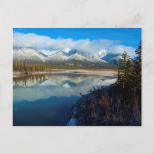 Carte Postale Rivière Athabasca, Parc national Jasper (Alberta)