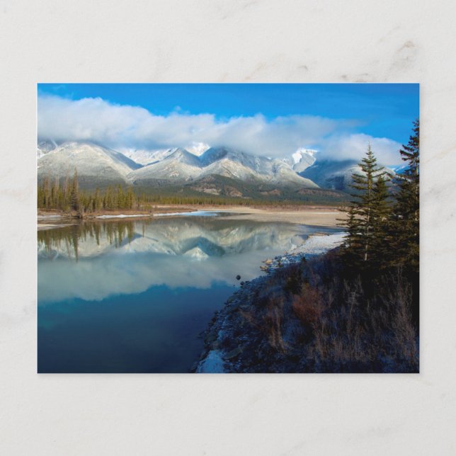 Carte Postale Rivière Athabasca, Parc national Jasper (Alberta) (Devant)