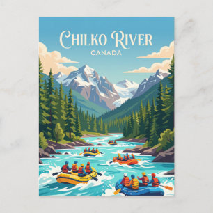 Carte Postale Rivière Chilko Colombie-Britannique, Canada