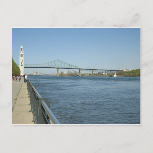 Carte Postale Rivière de Saint Laurent, Montréal
