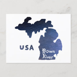 Carte Postale Rivière du Michigan