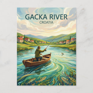 Carte Postale Rivière Gacka Croatie