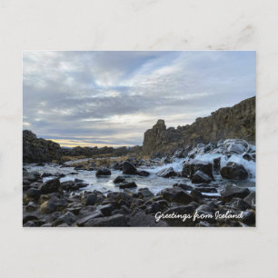 Carte Postale Rivière islandaise -