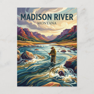 Carte Postale Rivière Madison États-Unis