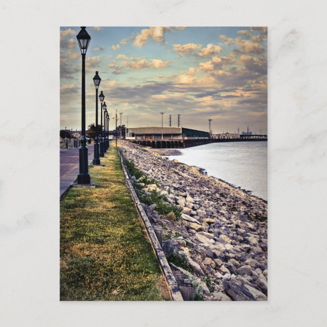 Carte Postale Rivière Mississippi Nouvelle-Orléans (Devant)