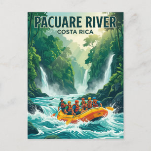Carte Postale Rivière Pacuare Costa Rica