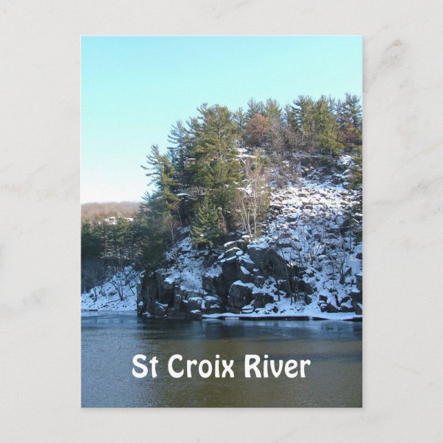 Carte Postale Rivière Sainte-Croix (Devant)