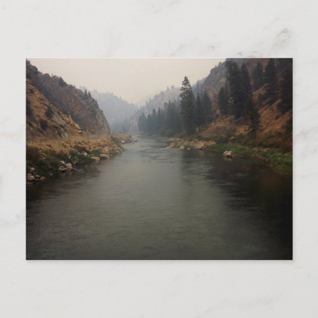 Carte Postale Rivière saumon dans l'Idaho (Devant)