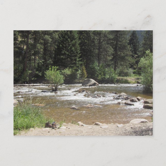 Carte Postale Rivière St Vrain, Colorado (Devant)