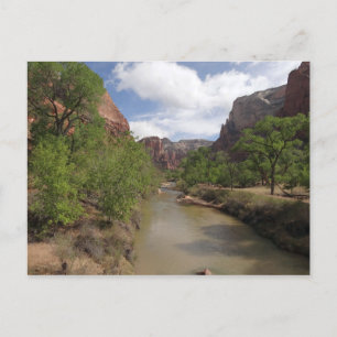 Carte Postale Rivière Virgin au printemps dans le parc national 