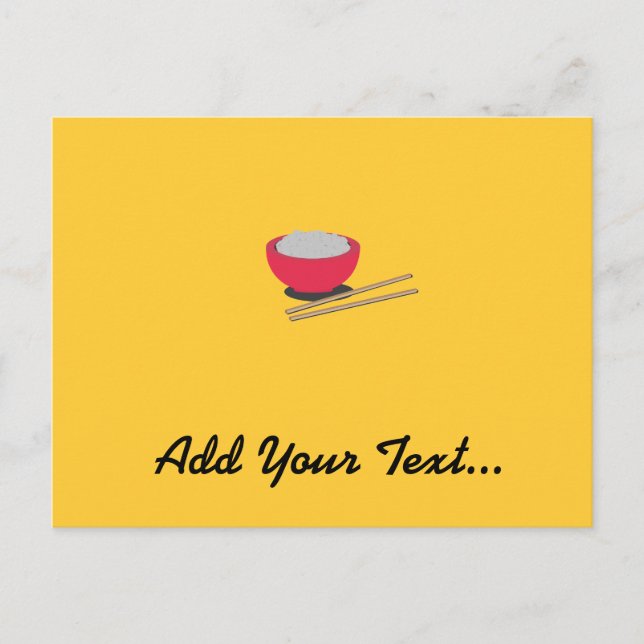 Carte Postale Riz asiatique (Devant)