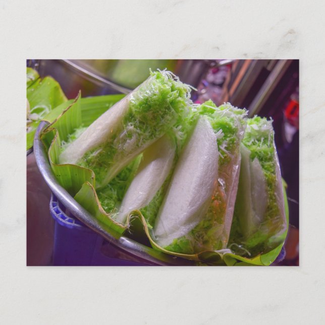 Carte Postale Riz gluant vert au Vietnam (Devant)